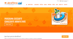 Desktop Screenshot of abrafiltros.org.br